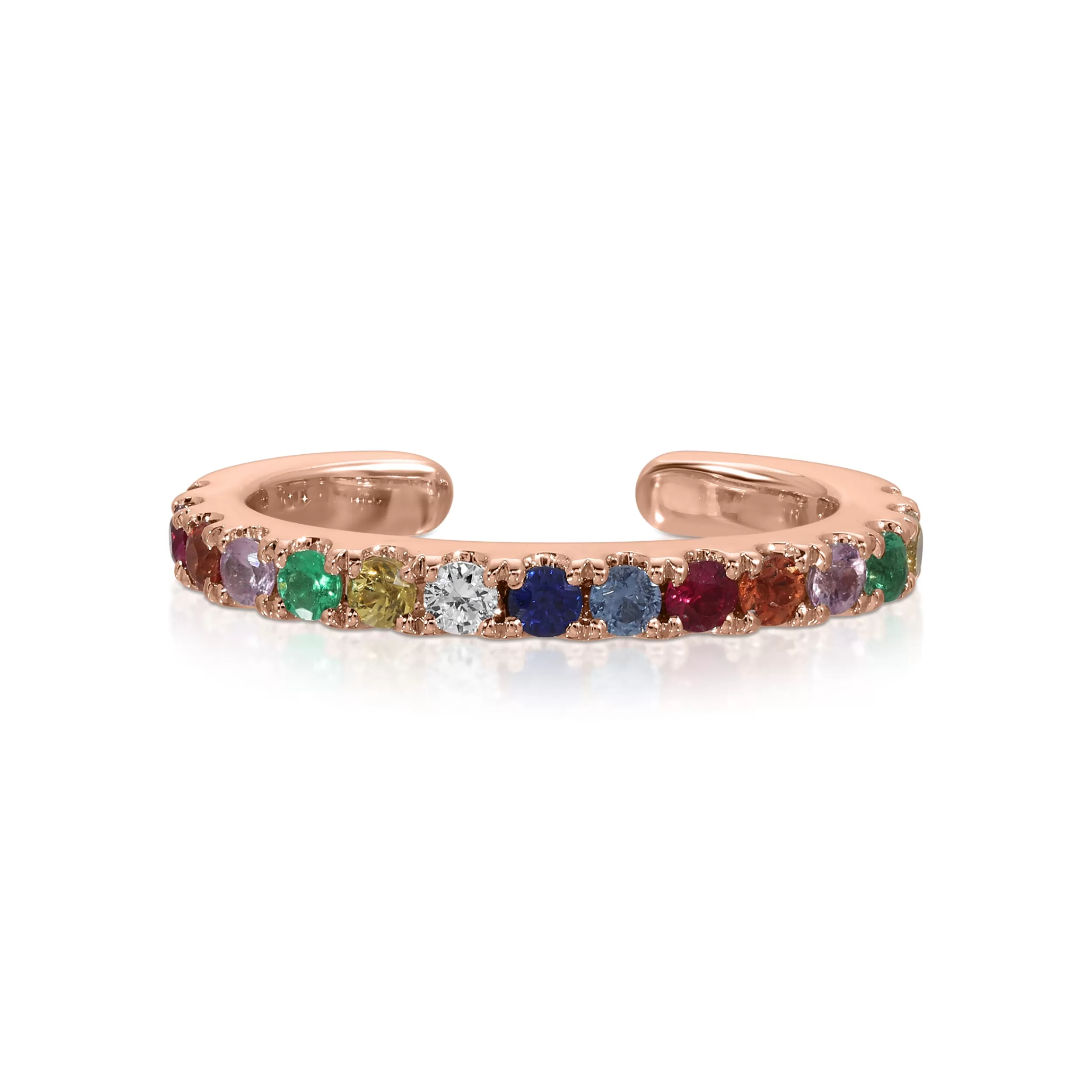 Anita Ko Ear Cuffs^MULTI-COLOR DIAMOND AND FINE GEMSTONE EAR CUFF