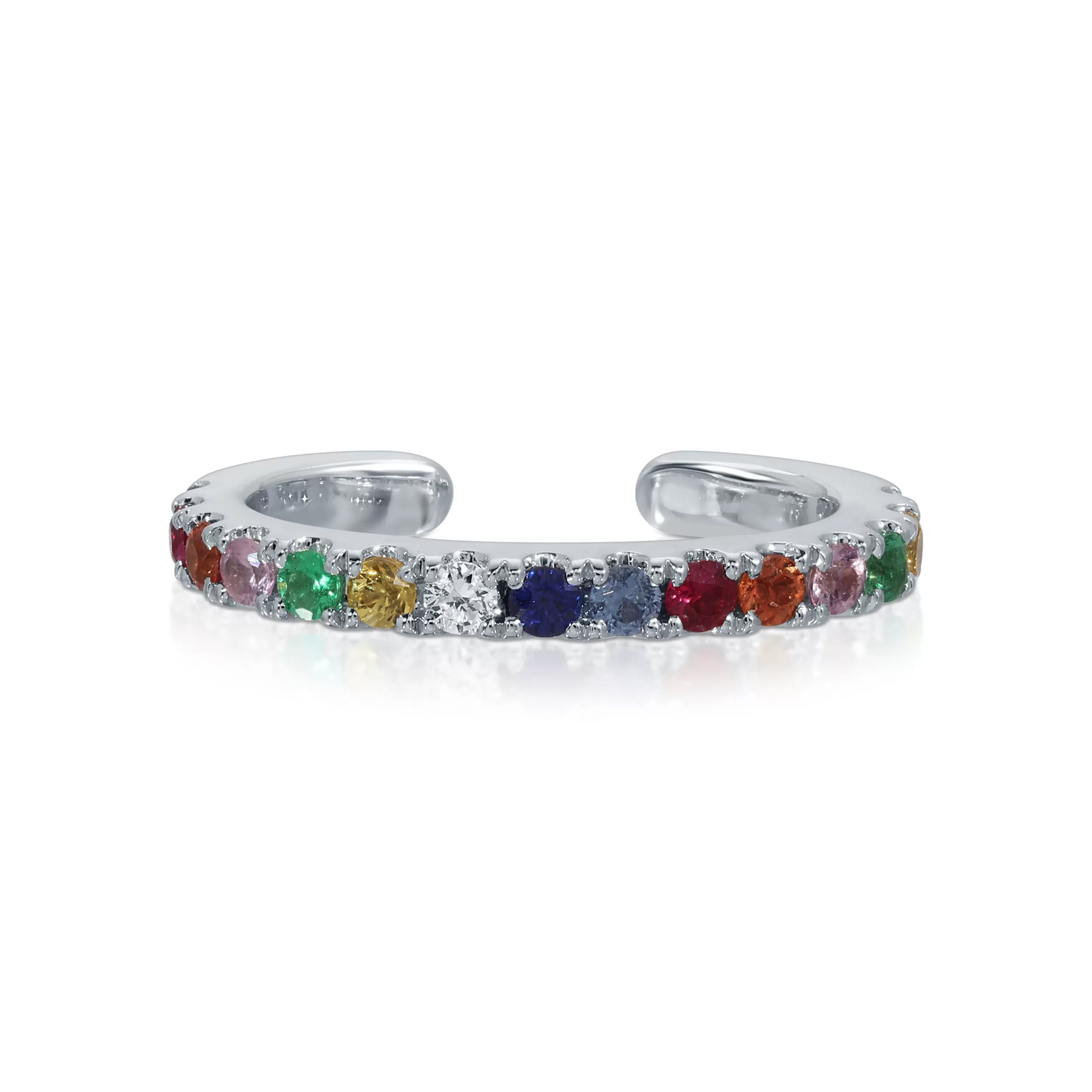 Anita Ko Ear Cuffs^MULTI-COLOR DIAMOND AND FINE GEMSTONE EAR CUFF