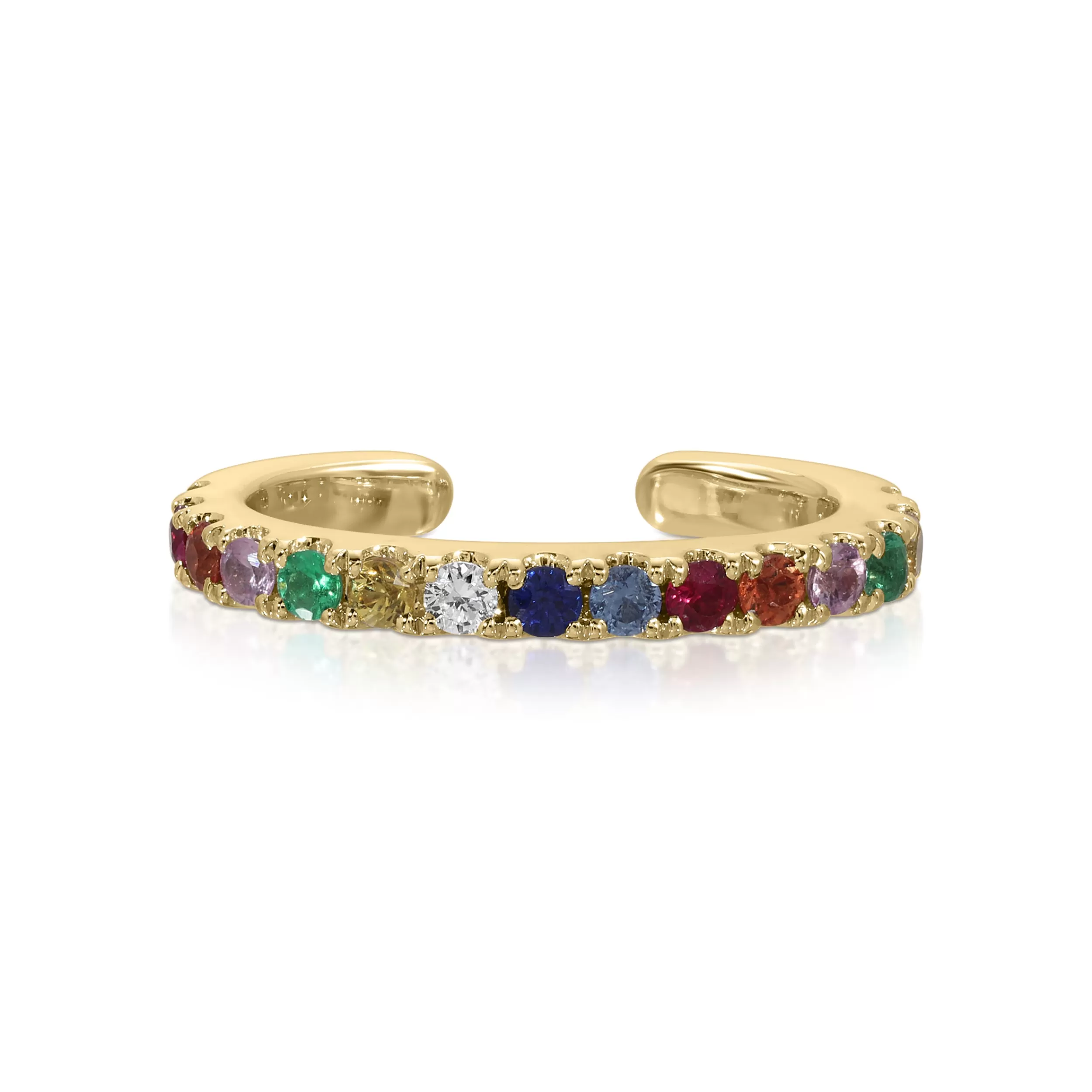 Anita Ko Ear Cuffs^MULTI-COLOR DIAMOND AND FINE GEMSTONE EAR CUFF